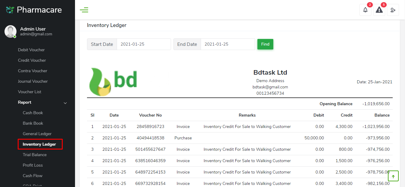 InventoryLedger